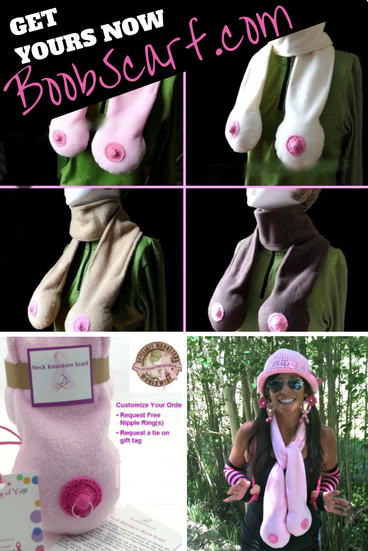 Boob Scarf available at BoobScarf.com