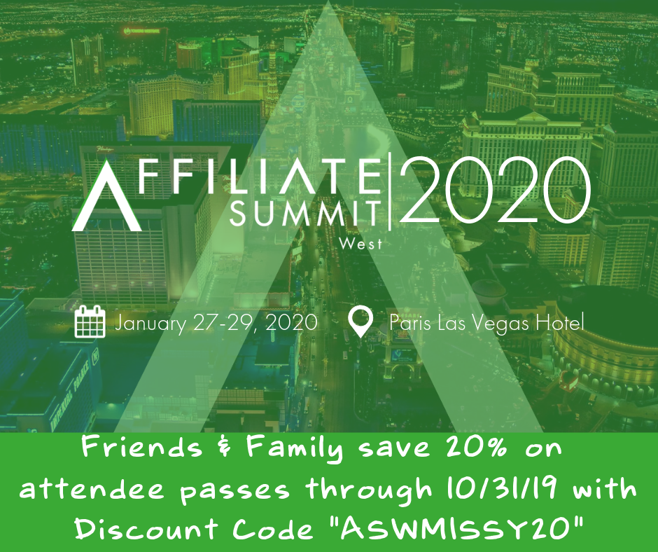 Affiliate Summit West 2020 Discount